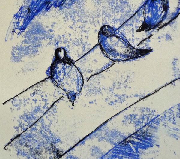 Birds on a ledge Chris Souter