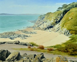McKean 89 - Path down to the beach at Auchenlarie Cove